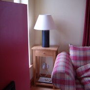 Irish oak Lamp table