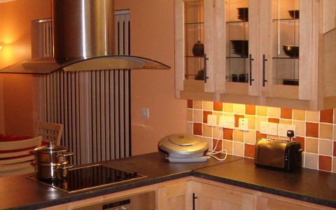 Kitchen design in Galway solid maple kitchen