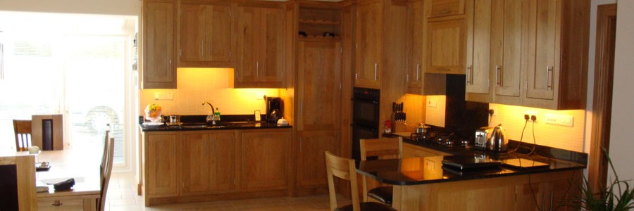 Kitchen design - European oak kitchen
